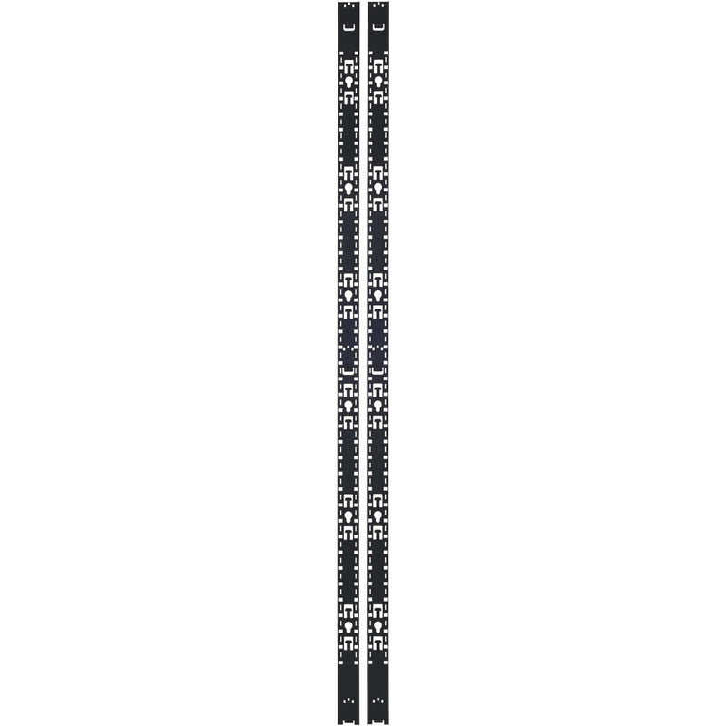 Pair of vertical cable management bars showing parallel mounting configuration