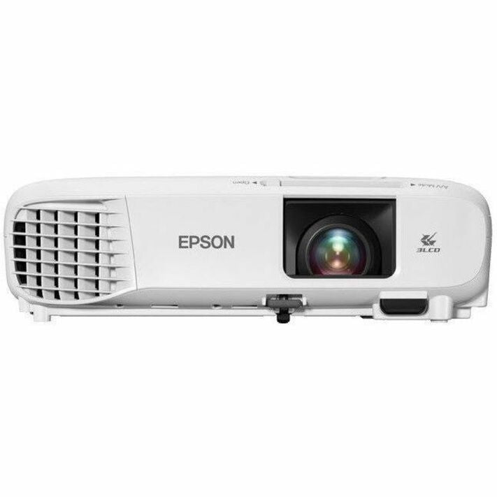 Epson V11H985020-N PowerLite 119W Projector, WXGA, 4000 lm, 16:10, 16,000:1, Refurbished