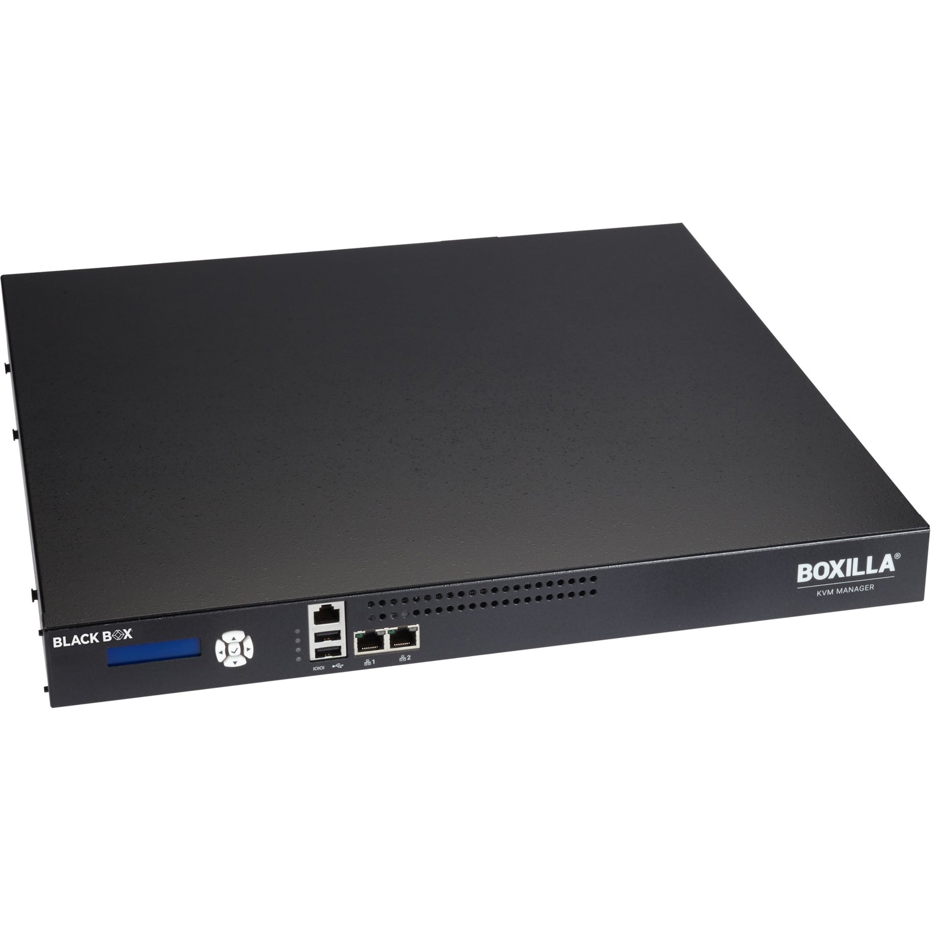 Black Box BXAMGR-R2 Boxilla KVM Manager with 25-Device License, USB 2.0, 2 USB Ports, 3 Network (RJ-45) Ports