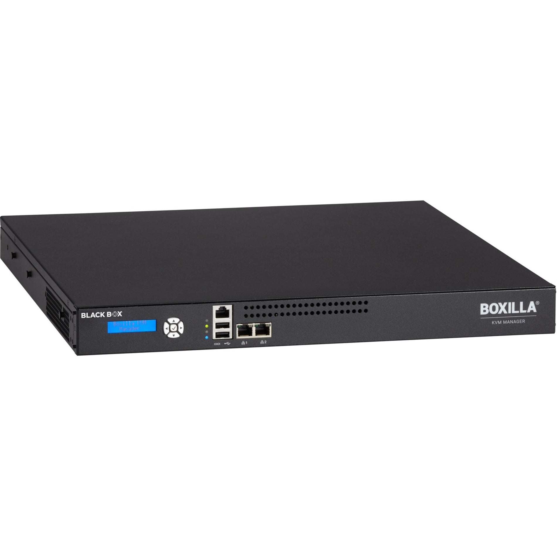 Black Box BXAMGR-R2-ULT Boxilla KVM Manager with Unlimited Device License, USB, Network (RJ-45), 2 USB Ports, 3 Network (RJ-45) Ports