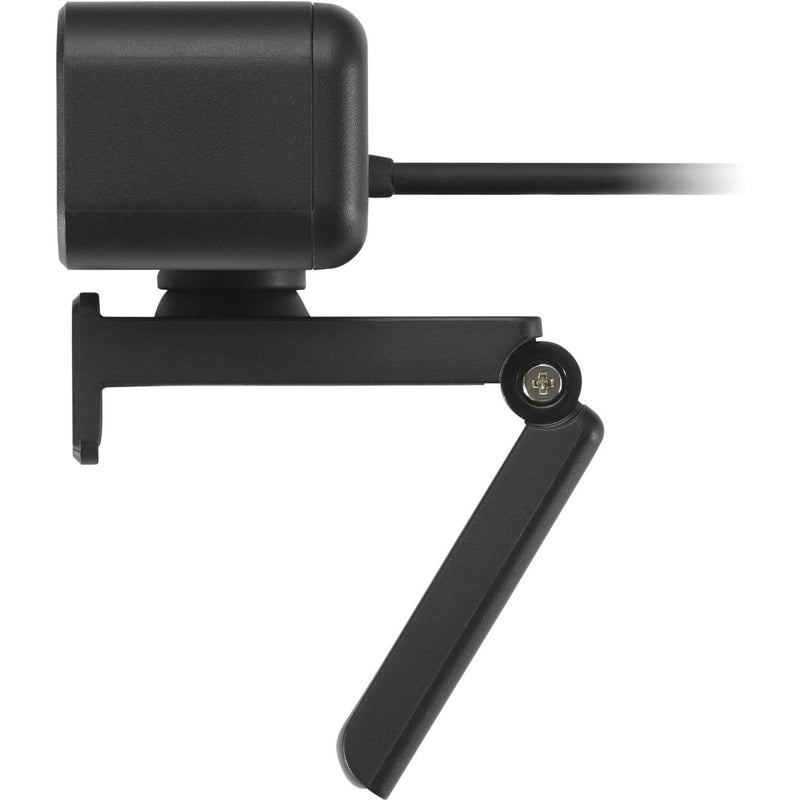 Close-up view of Kensington W2000 webcam mounting clip and hinge system