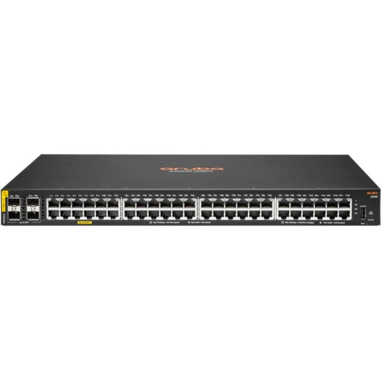Aruba R8N85A 6000 48G Clase4 PoE 4SFP 370W Switch Negocios Ambientalmente Amigable Ethernet Gigabit 48 Puertos de Red Marca: Aruba