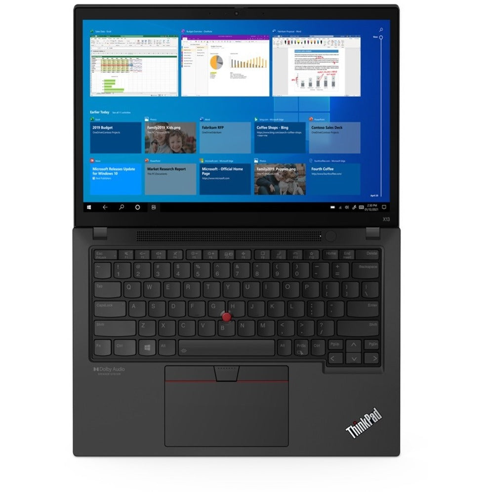 Lenovo 20XH0077US ThinkPad X13 Gen 2 Notebook, Ryzen 7 PRO, 16GB RAM, 512GB SSD, Windows 11 Pro