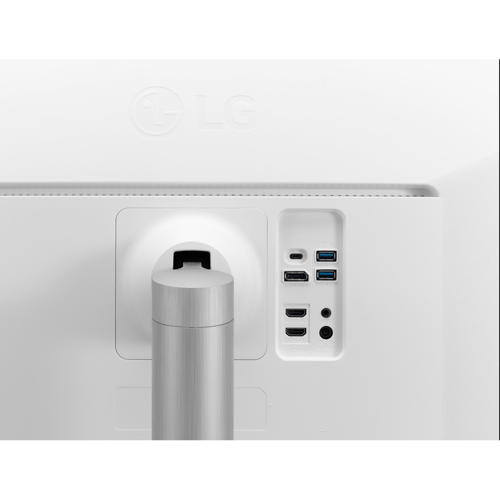 Detailed view of monitor ports including USB and display connections-alternate-image7