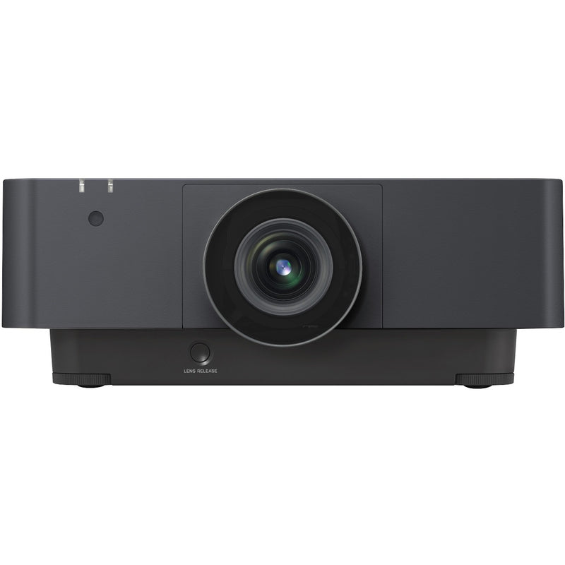 Direct front view of Sony VPL-FHZ80 projector with central lens