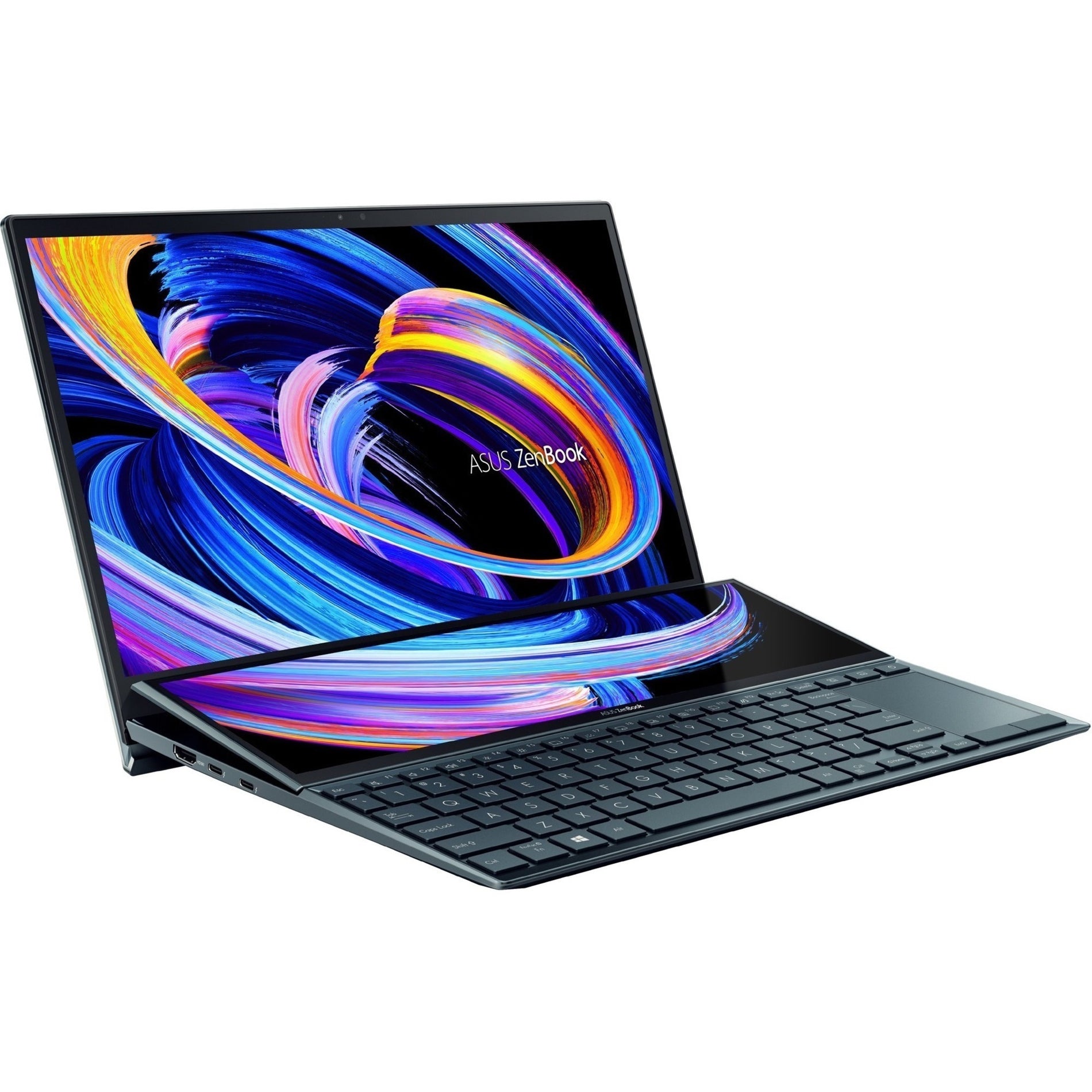 Asus UX482EAR-EB51T ZenBook Duo 14 14" Touchscreen Notebook, Intel Core i5 11th Gen, 8GB RAM, 512GB SSD, Celestial Blue