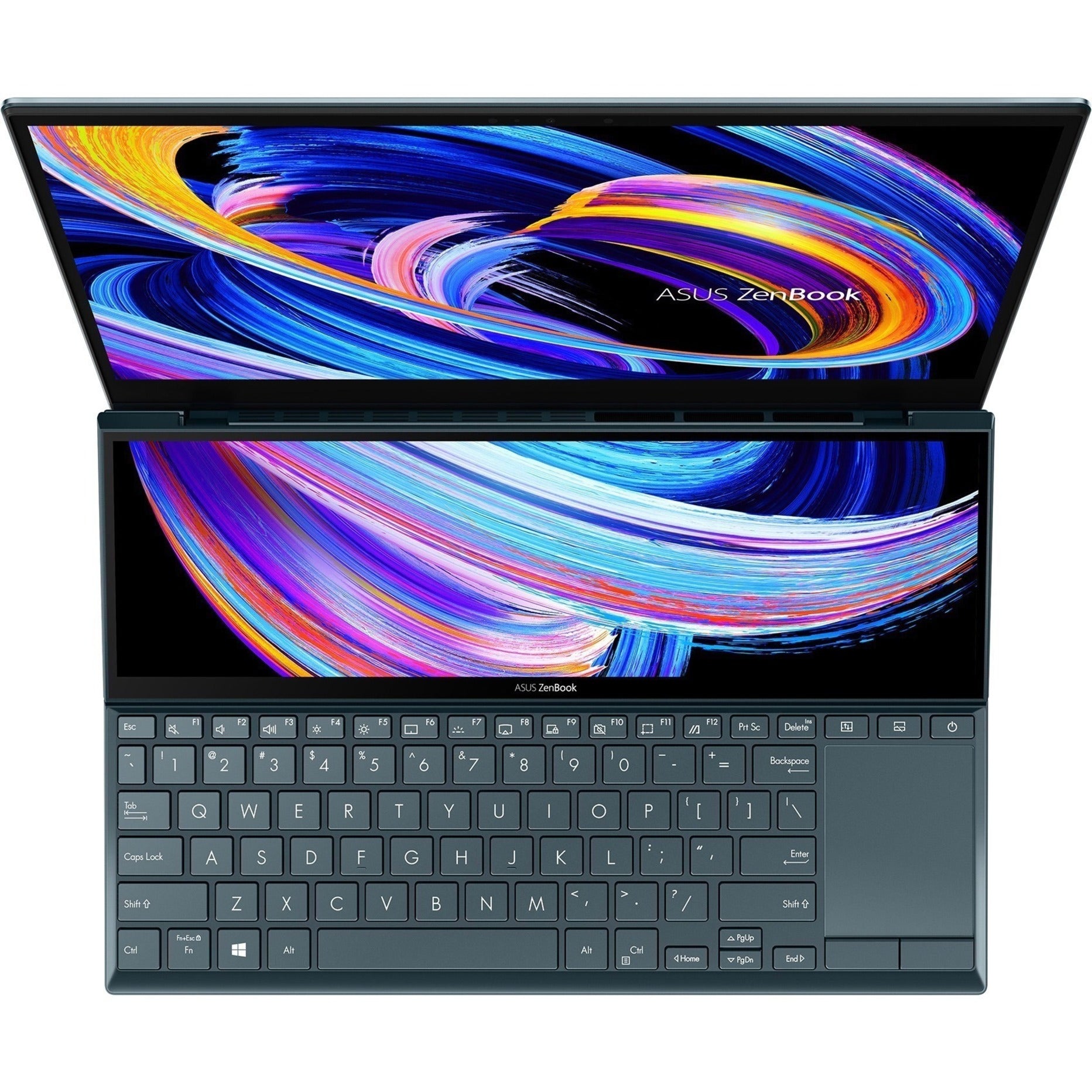 Asus UX482EAR-EB51T ZenBook Duo 14 14" Touchscreen Notebook, Intel Core i5 11th Gen, 8GB RAM, 512GB SSD, Celestial Blue