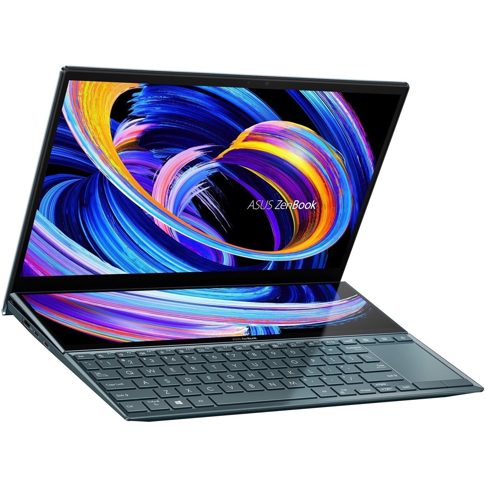 Asus UX482EAR-EB51T ZenBook Duo 14 14" Touchscreen Notebook, Intel Core i5 11th Gen, 8GB RAM, 512GB SSD, Celestial Blue