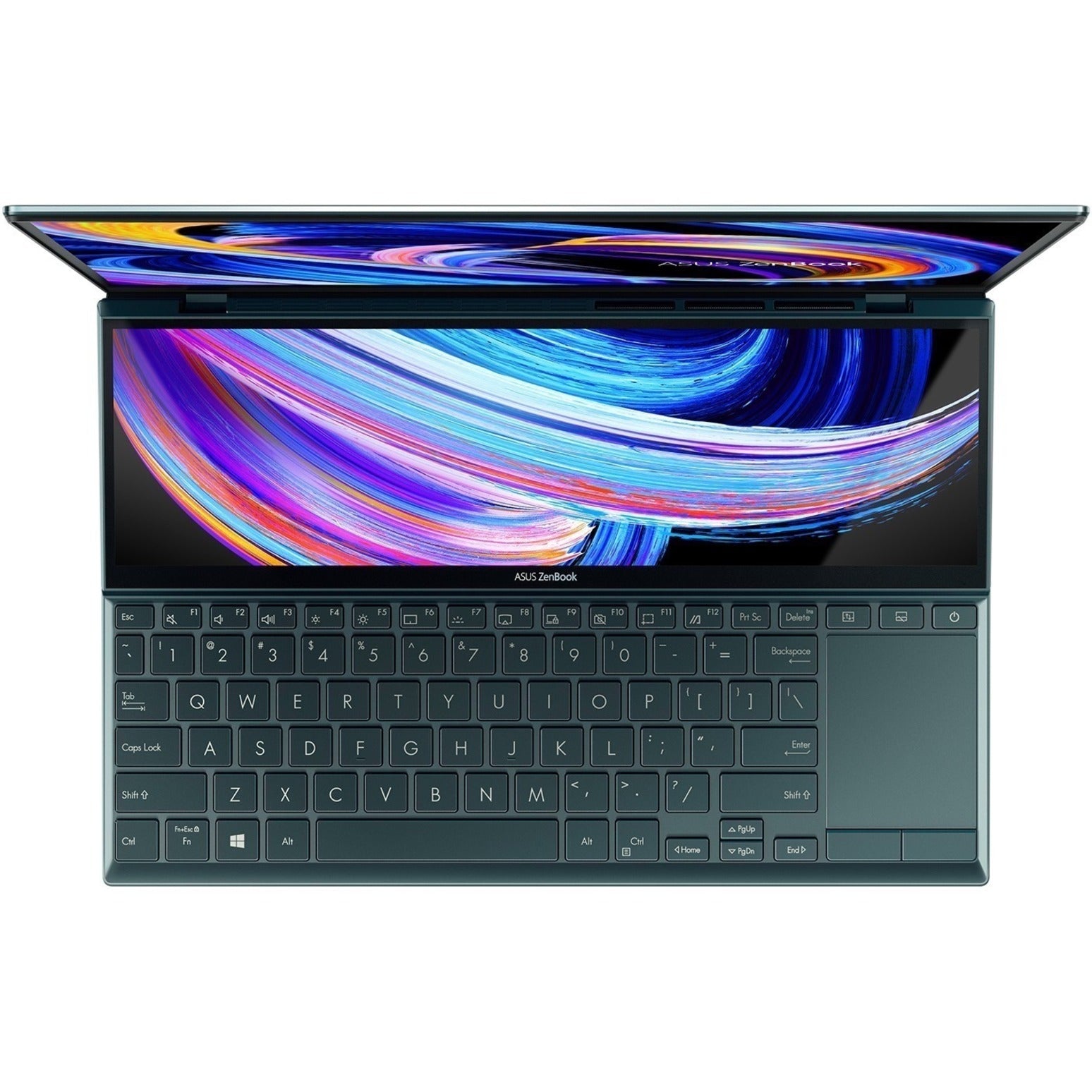 Asus UX482EAR-EB51T ZenBook Duo 14 14" Touchscreen Notebook, Intel Core i5 11th Gen, 8GB RAM, 512GB SSD, Celestial Blue