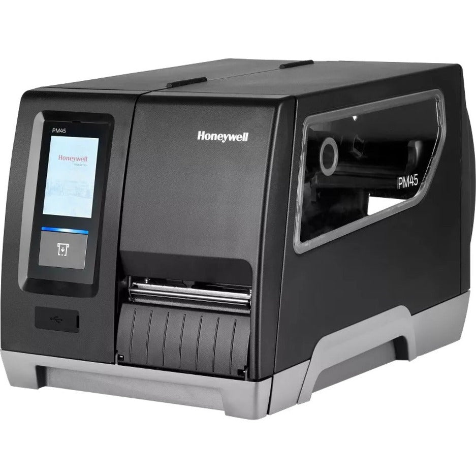 Honeywell PM45A10000000400 PM45A Thermal Transfer Printer, Rugged, Monochrome, 4.09" Print Width, 9.84 in/s Print Speed, 406 dpi