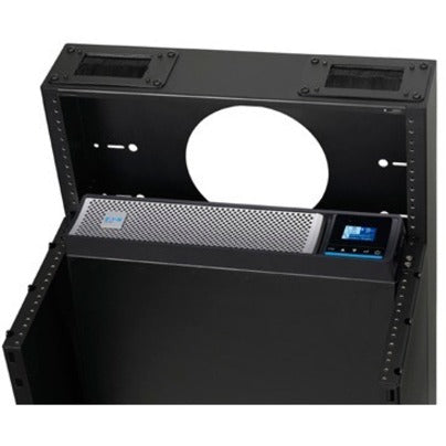 Installation view of Eaton 5PX G2 UPS in rack cabinet