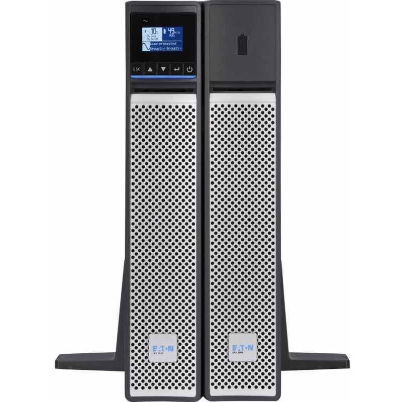 Tower configuration of Eaton 5PX G2 UPS with stands