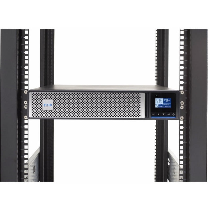 Rack mounted view of Eaton 5PX G2 UPS showing integration features