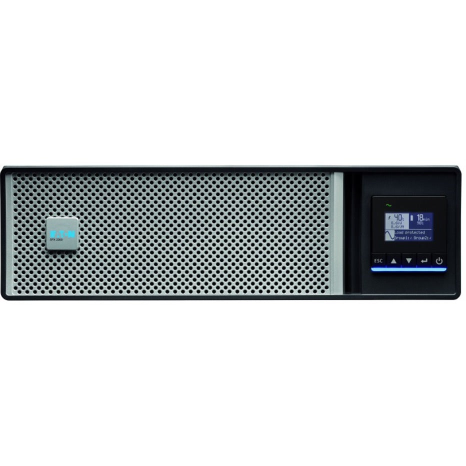 Eaton 5PX G2 Line-interactive UPS, 1950VA/1950W, Network-M2 Card, 6 Min Backup, Hot-swappable Battery, 7 NEMA Outlets, Rack-mountable 3U, Energy Star - 5PX2000RT3UNG2 (3 Year Warranty)