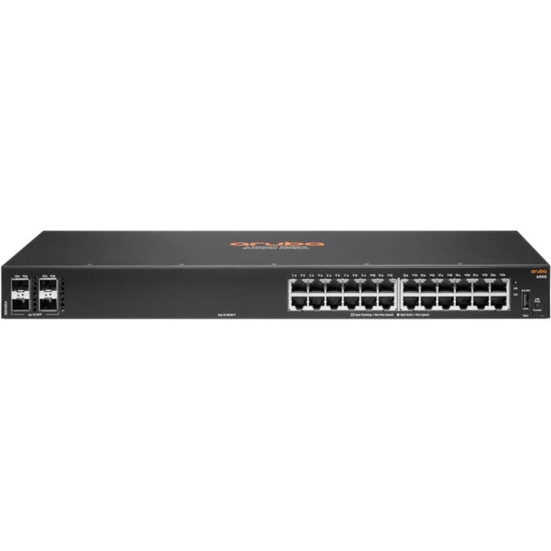 Aruba R8N88A 6000 24G 4SFP Switch Gigabit Ethernet 24 Porte Alimentatore