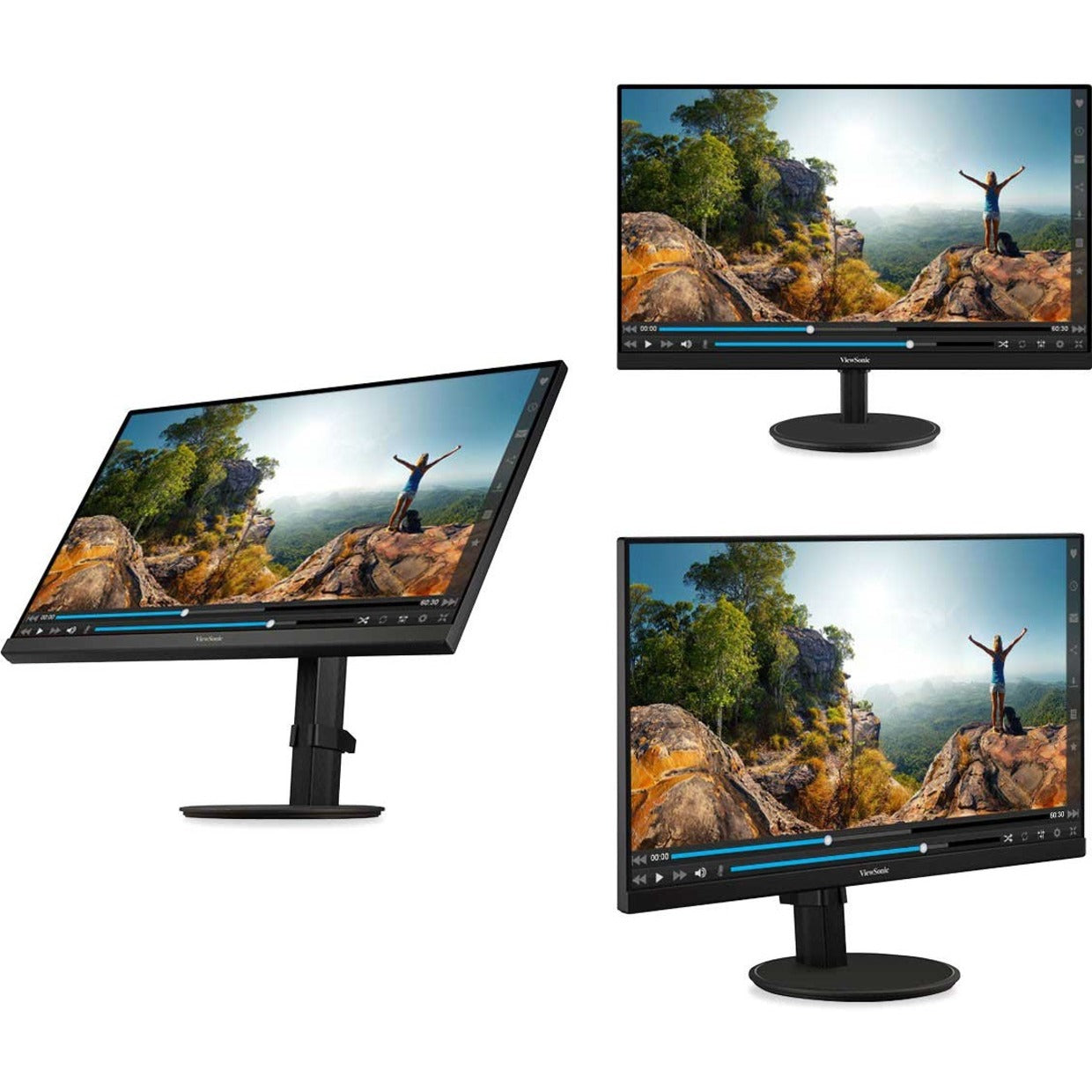 ViewSonic VA2247-MH 22" MVA LCD Monitor Frameless HDMI VGA 1920x1080 Auflösung