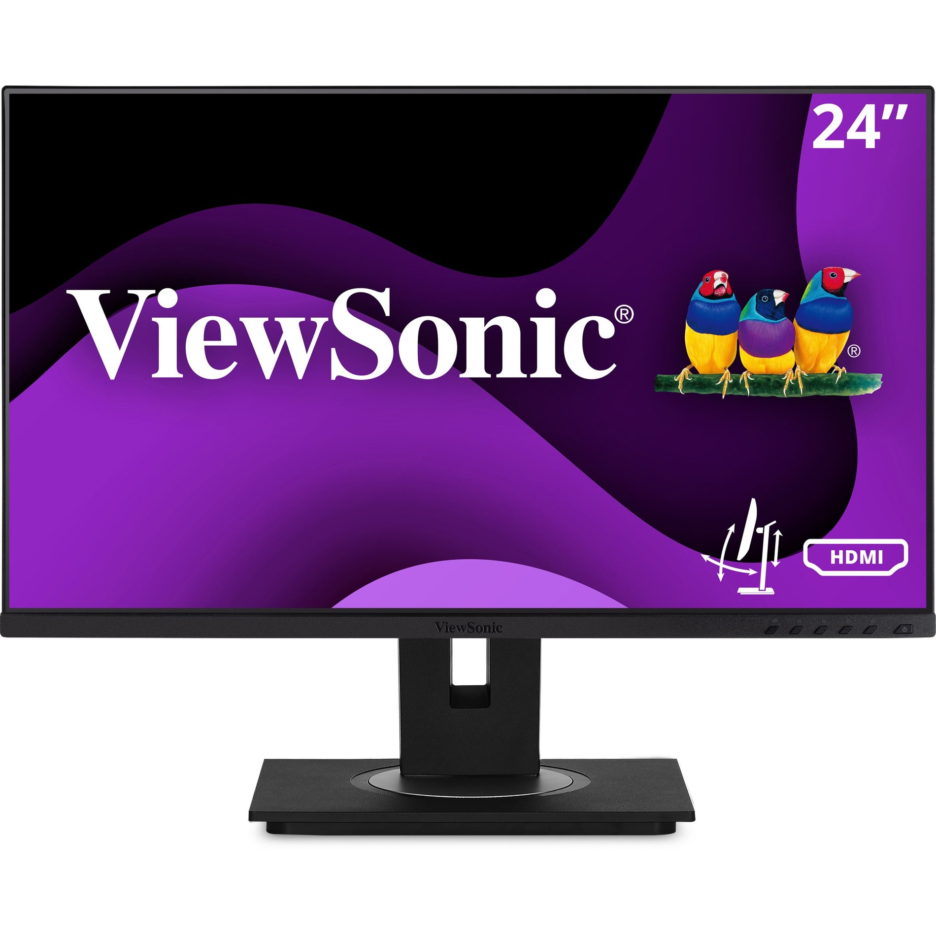 ViewSonic VG2448A 24" Ergonomic IPS Monitor 1080p HDMI DP VGA ブランド名：ViewSonic　翻訳：ビューソニック