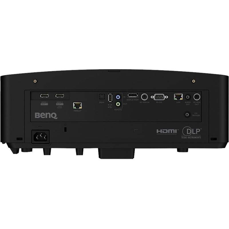 Rear view of BenQ LK936ST showing all connection ports and interfaces