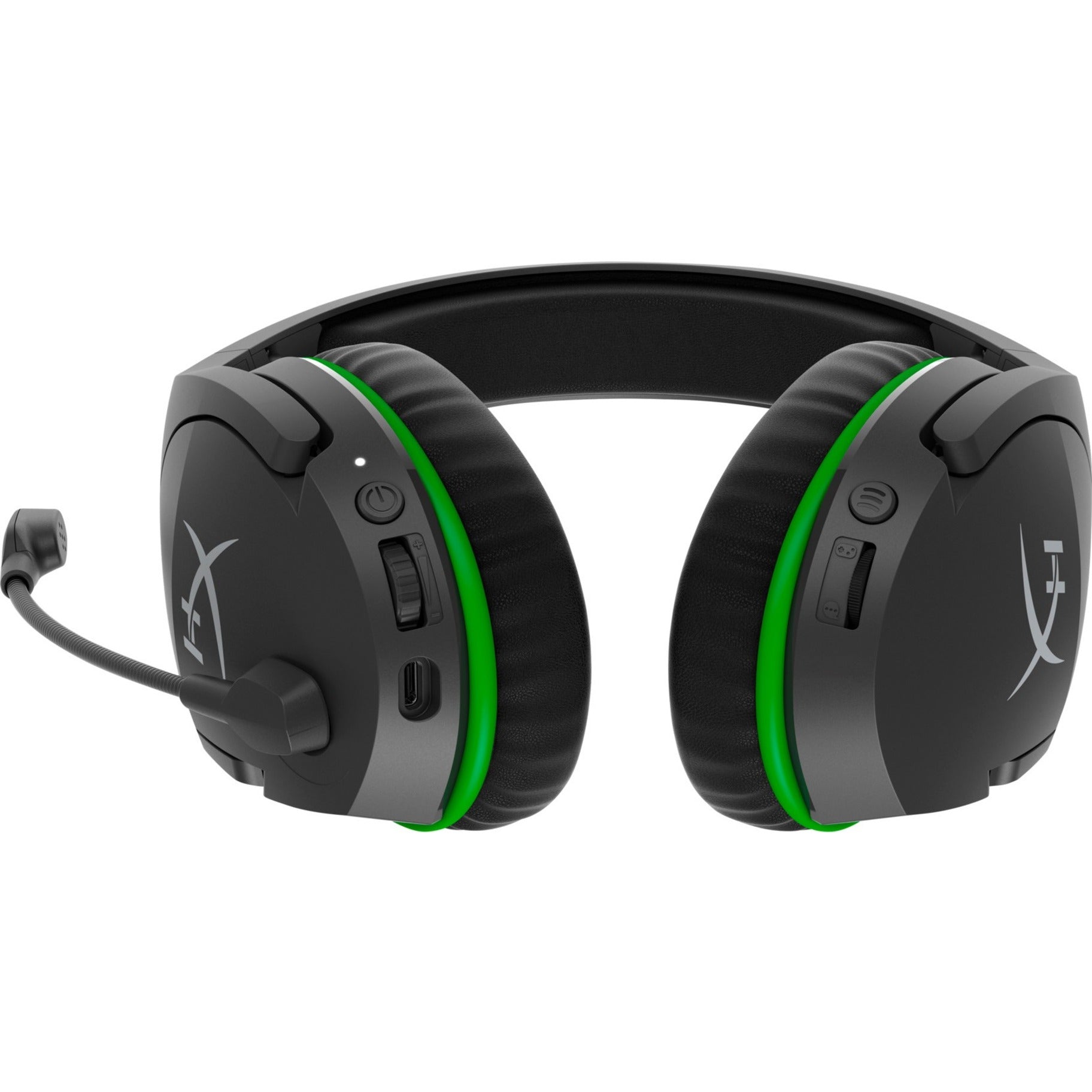 HyperX 4P5J0AA CloudX Stinger Core Wireless Gaming Headset (Black-Green), Xbox-Compatible, Lightweight and Durable