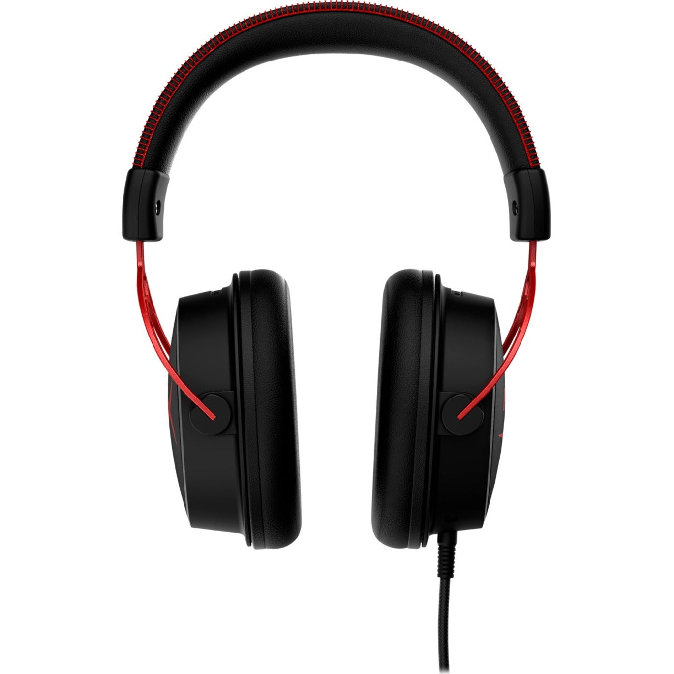 HyperX 4P5L1AA#ABL Nube Alpha auriculares de juego (Negro-Rojo) Cómodo Micrófono Desmontable Soporte Multiplataforma.