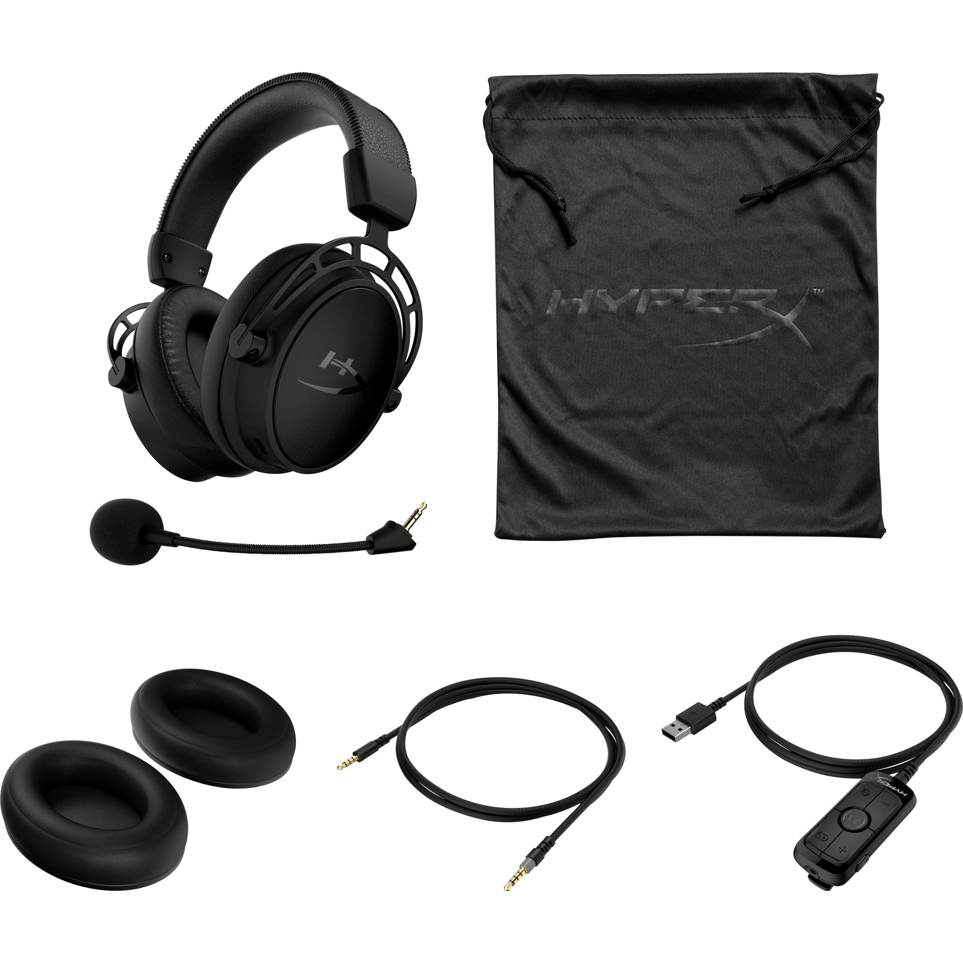 HyperX 4P5L2AA Cloud Alpha S Gaming Headset, Black, Comfortable, 7.1 Surround Sound