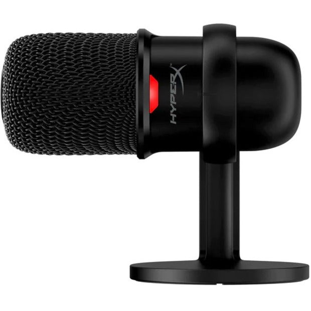 HyperX 4P5P8AA SoloCast USB Microphone, Stand Mountable, Boom, Cardioid, Black