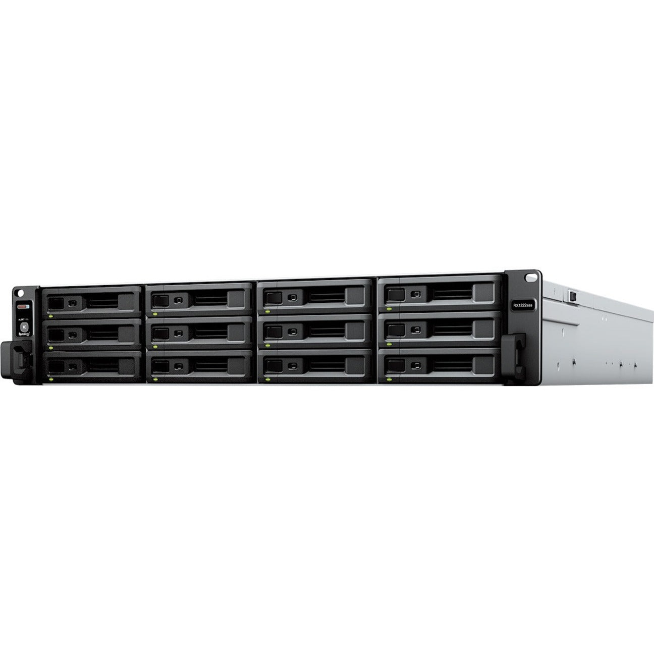 Synology RX1222sas Expansion Unit, 12-Bay SAS Drive Enclosure, 192TB Capacity Supported