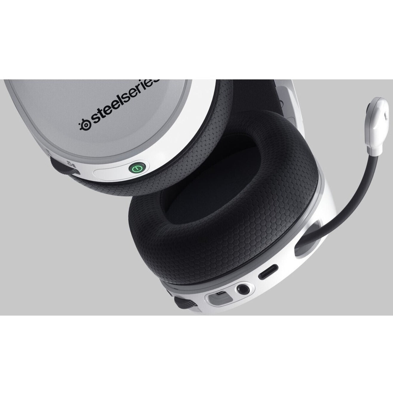 SteelSeries 61461 Arctis 7+ Gaming Headset, Wireless RF, 7.1 Surround Sound, Noise Cancelling Microphone