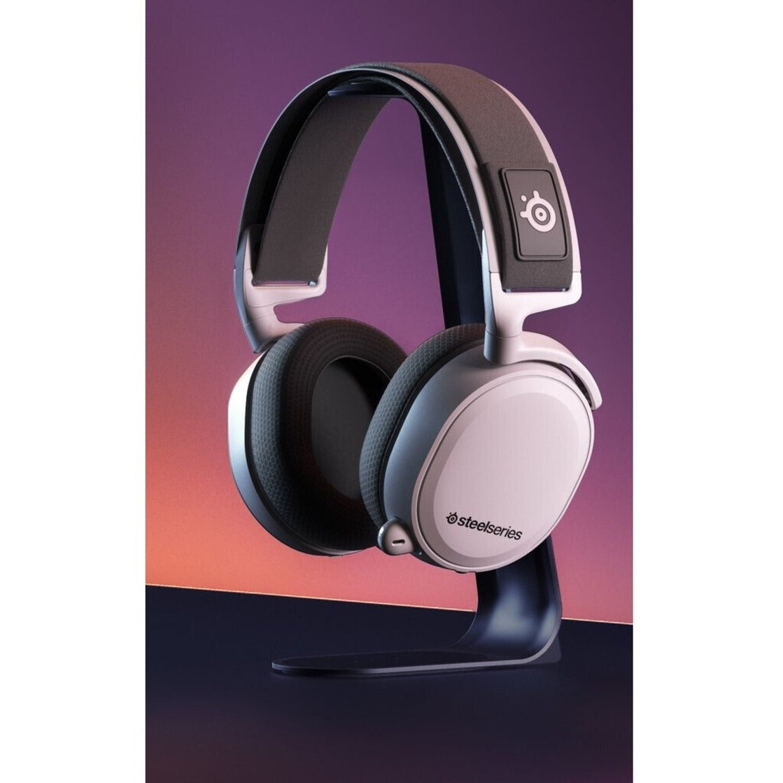 SteelSeries 61461 Arctis 7+ Gaming Headset, Wireless RF, 7.1 Surround Sound, Noise Cancelling Microphone