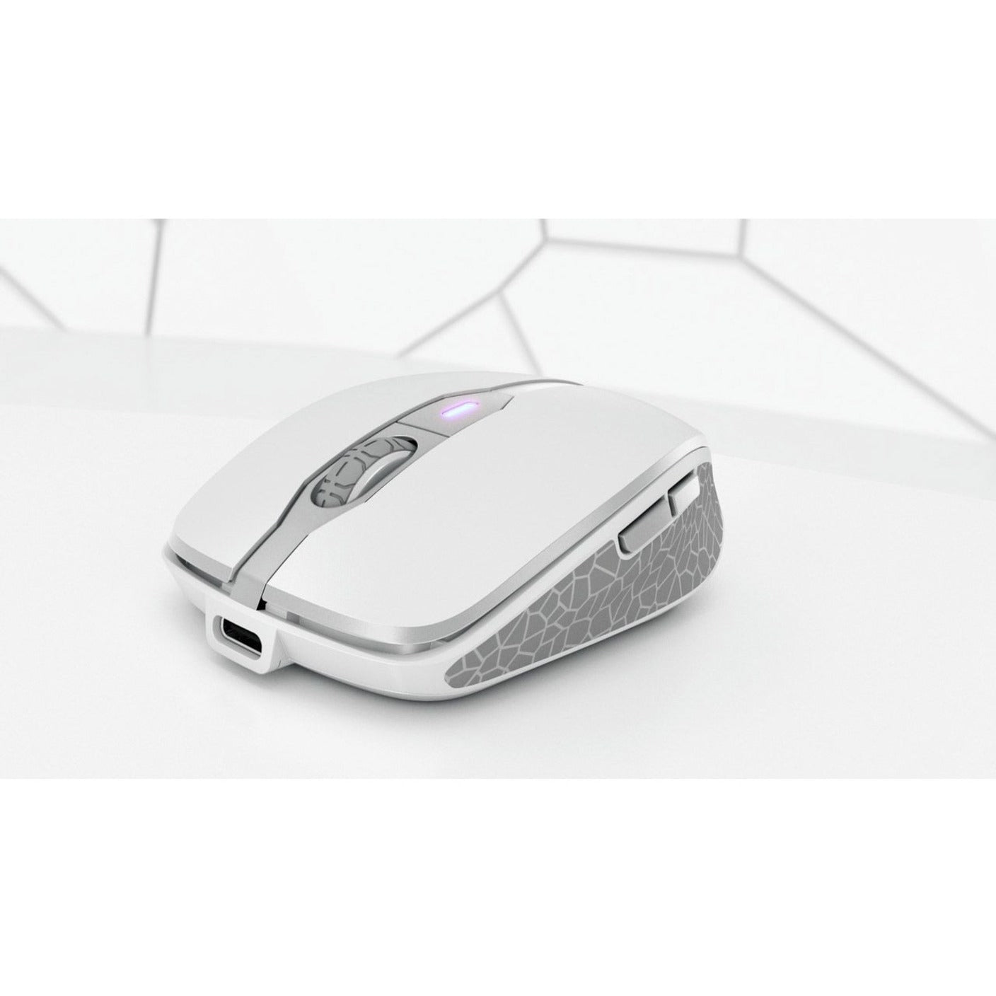 CHERRY JD-9100US-1 DW 9100 SLIM Rechargeable Wireless Desktop Keyboard & Mouse Combo, Silver/White, USB