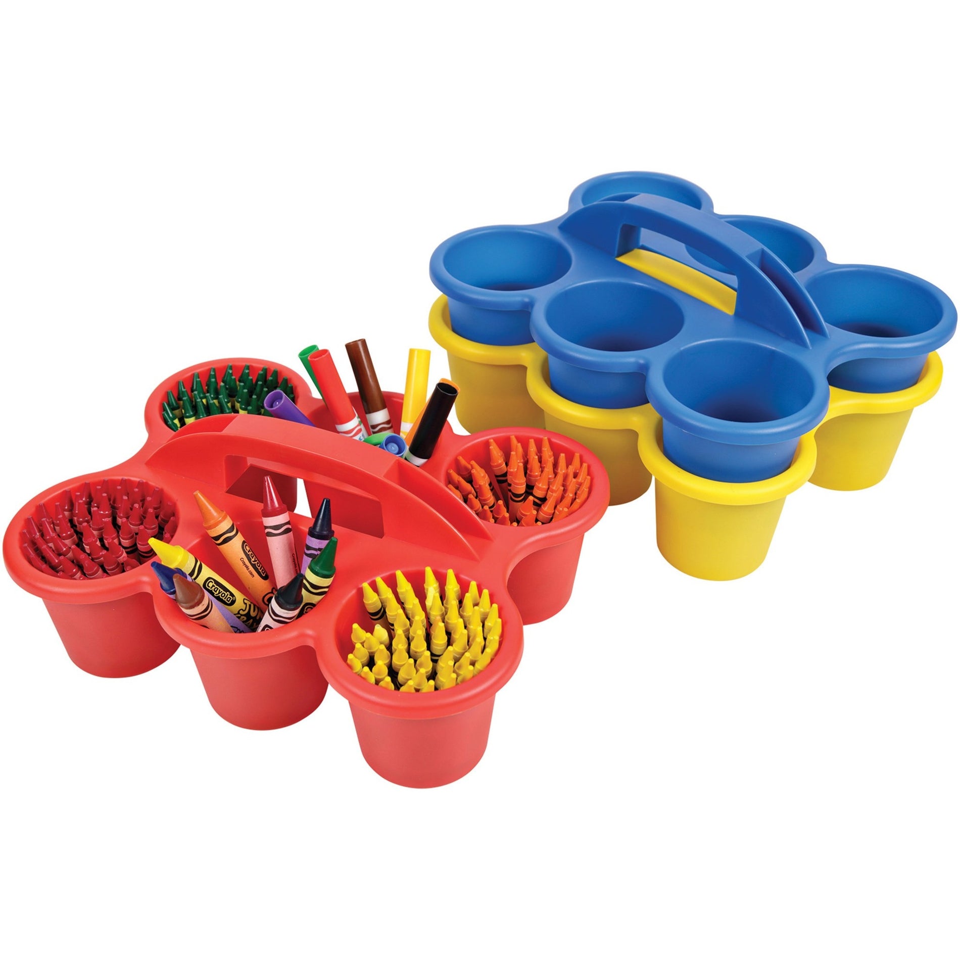 Antimicrobial Kids 6 Cup Caddy - Stackable, Easy to Clean, Portable [Discontinued]