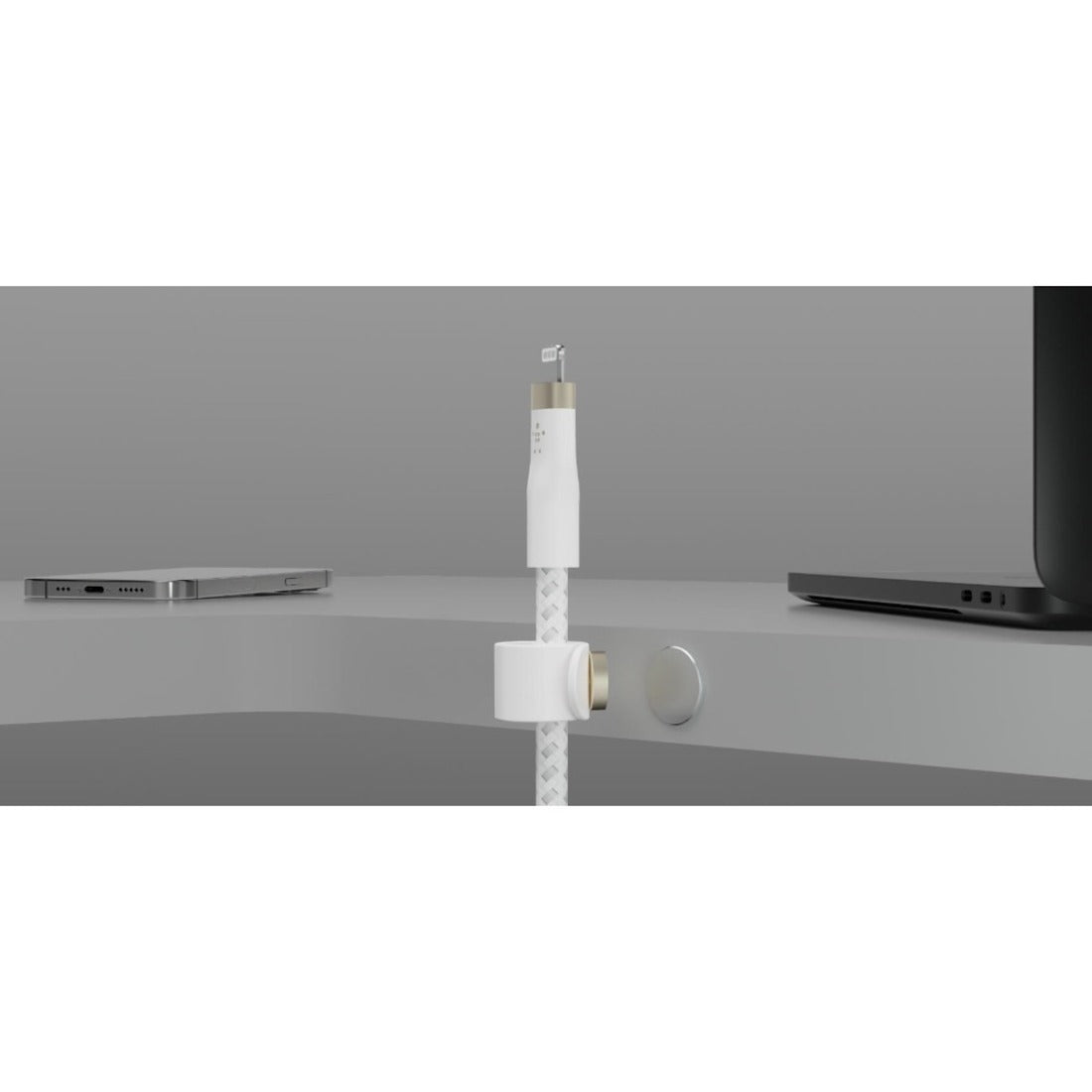 Belkin CAA011BT3MWH USB-C Kabel mit Lightning-Anschluss 984 ft Weiß MFI-zertifiziert Boost Charge Pro Flex