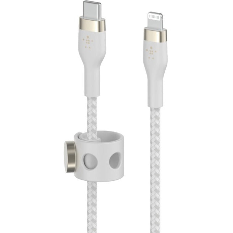 Belkin CAA011BT3MWH USB-C Kabel mit Lightning-Anschluss 984 ft Weiß MFI-zertifiziert Boost Charge Pro Flex