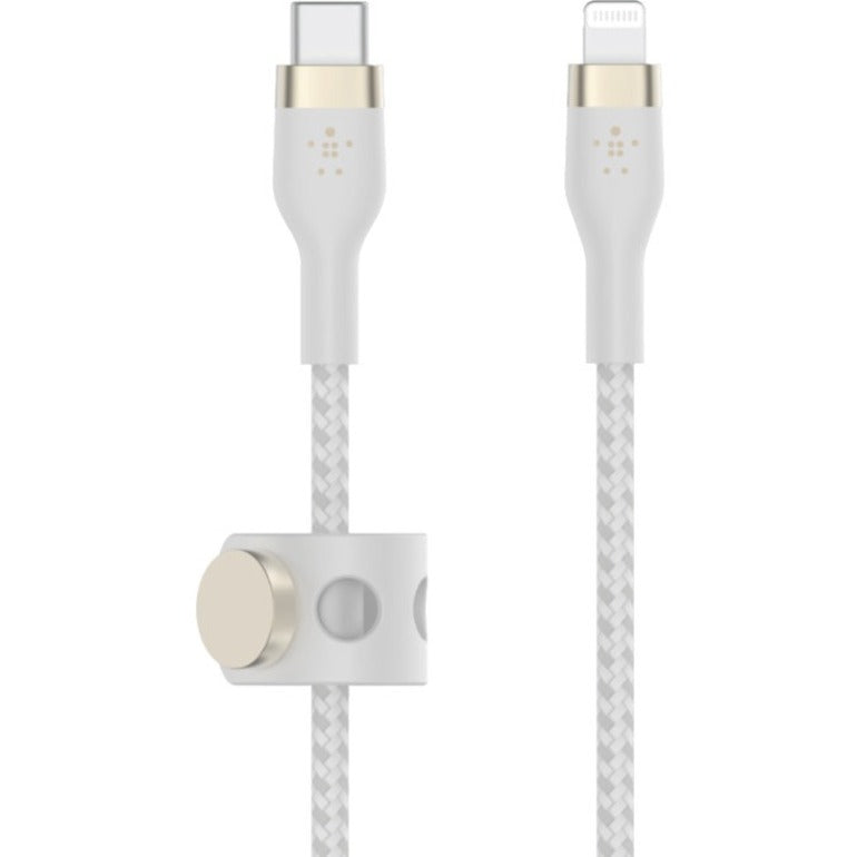 Belkin CAA011BT3MWH USB-C Kabel mit Lightning-Anschluss 984 ft Weiß MFI-zertifiziert Boost Charge Pro Flex