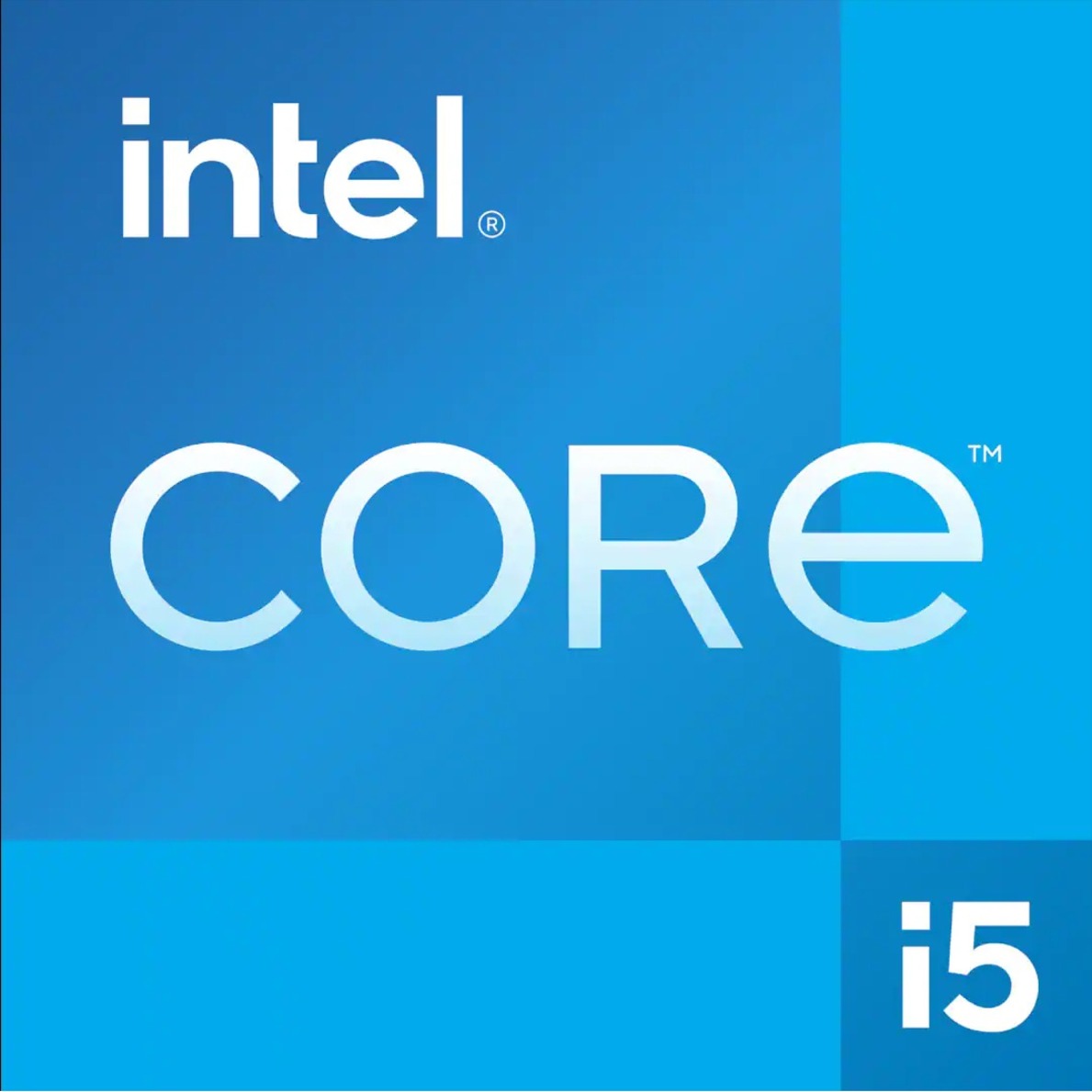 Intel Core i5 processor logo on gradient blue background showing Intel and Core branding-alternate-image1