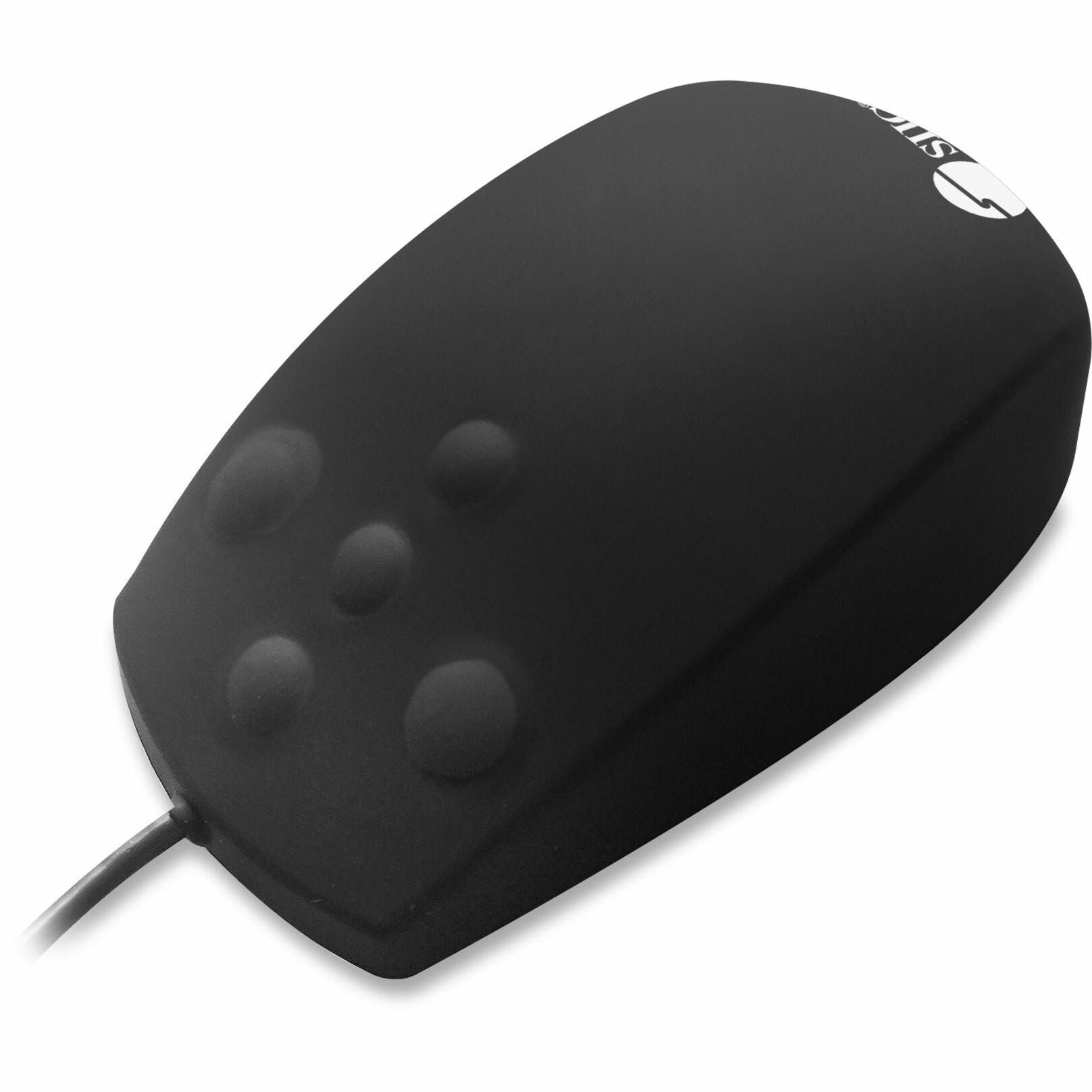 SIIG JK-US0S11-S1 Industrial Grade Water and Dustproof USB Mouse with Button Type Scroll, Rugged, 1000 dpi, 5 Buttons