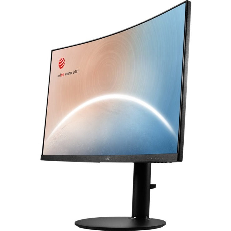 MSI MODERNMD271CP Modern MD271CP Widescreen LCD Monitor, 27", Full HD, Curved Screen, 75Hz Refresh Rate, Matte Black