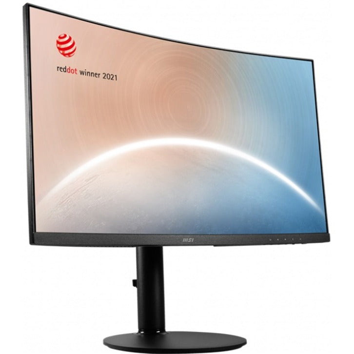 MSI MODERNMD271CP Modern MD271CP Widescreen LCD Monitor, 27", Full HD, Curved Screen, 75Hz Refresh Rate, Matte Black