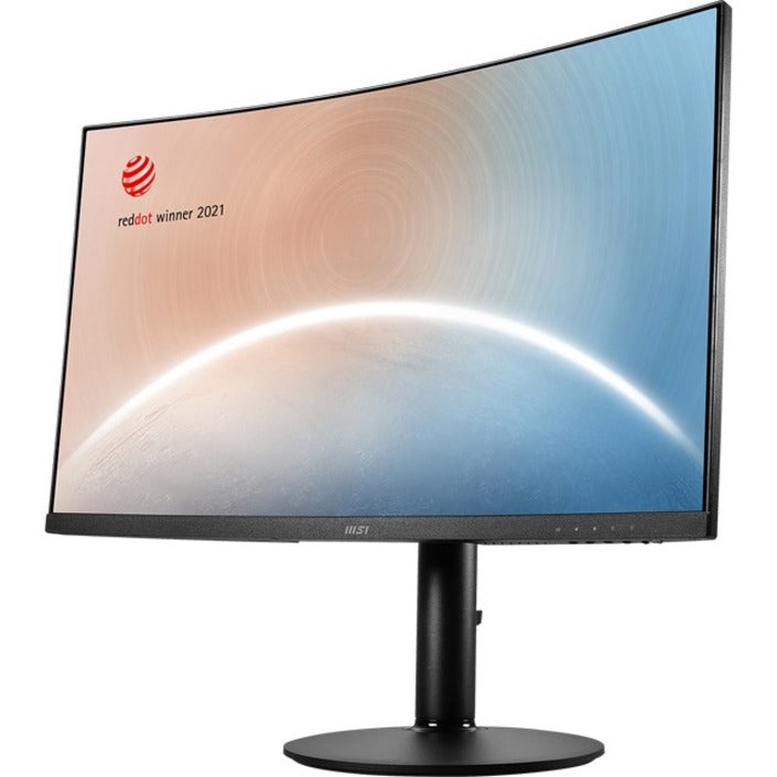 MSI MODERNMD271CP Modern MD271CP Widescreen LCD Monitor, 27", Full HD, Curved Screen, 75Hz Refresh Rate, Matte Black