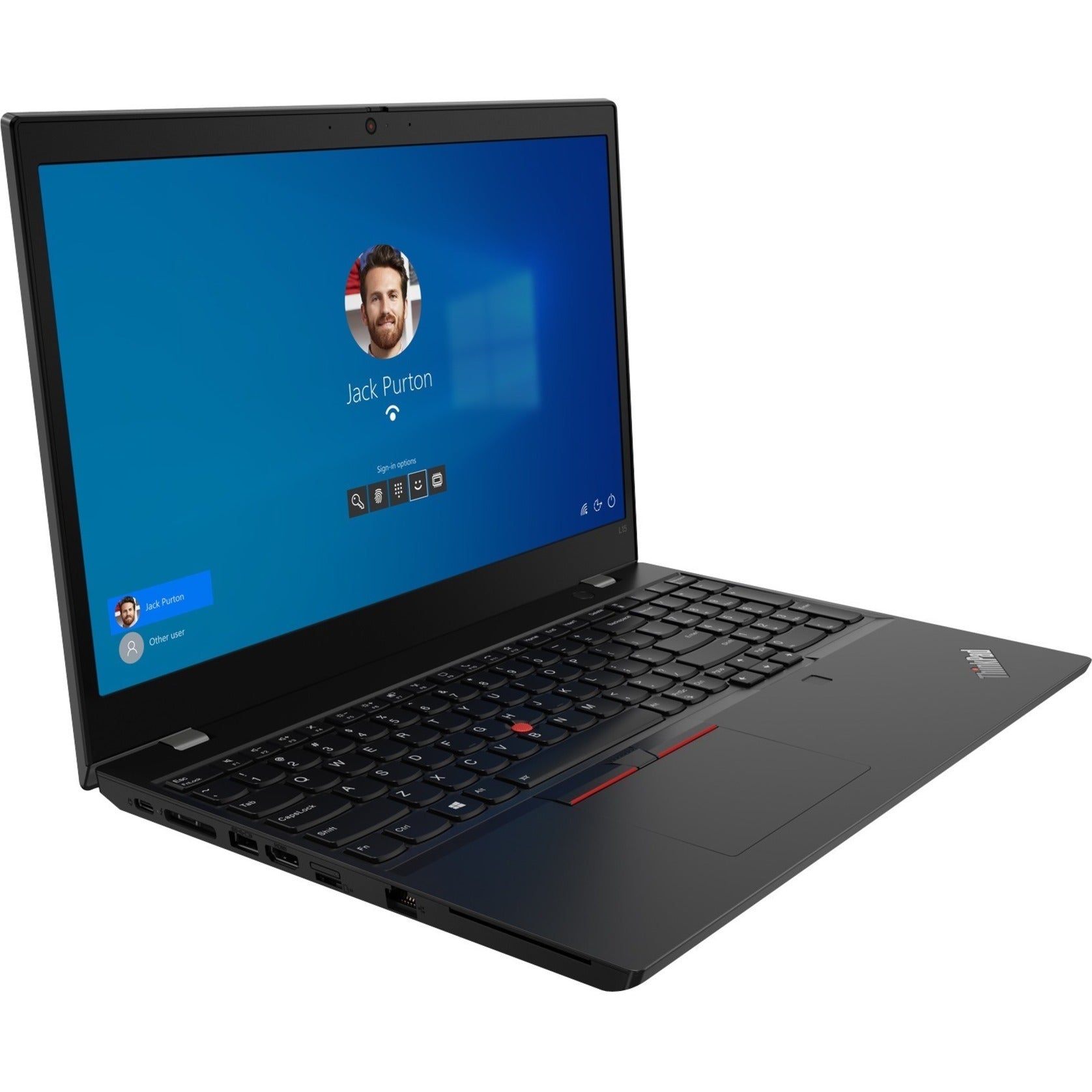 Lenovo 20X300HGUS ThinkPad L15 Gen 2 (Intel) Notebook, Windows 11, Intel Iris Xe Graphics, 15.6" Full HD, 8GB RAM, 256GB SSD