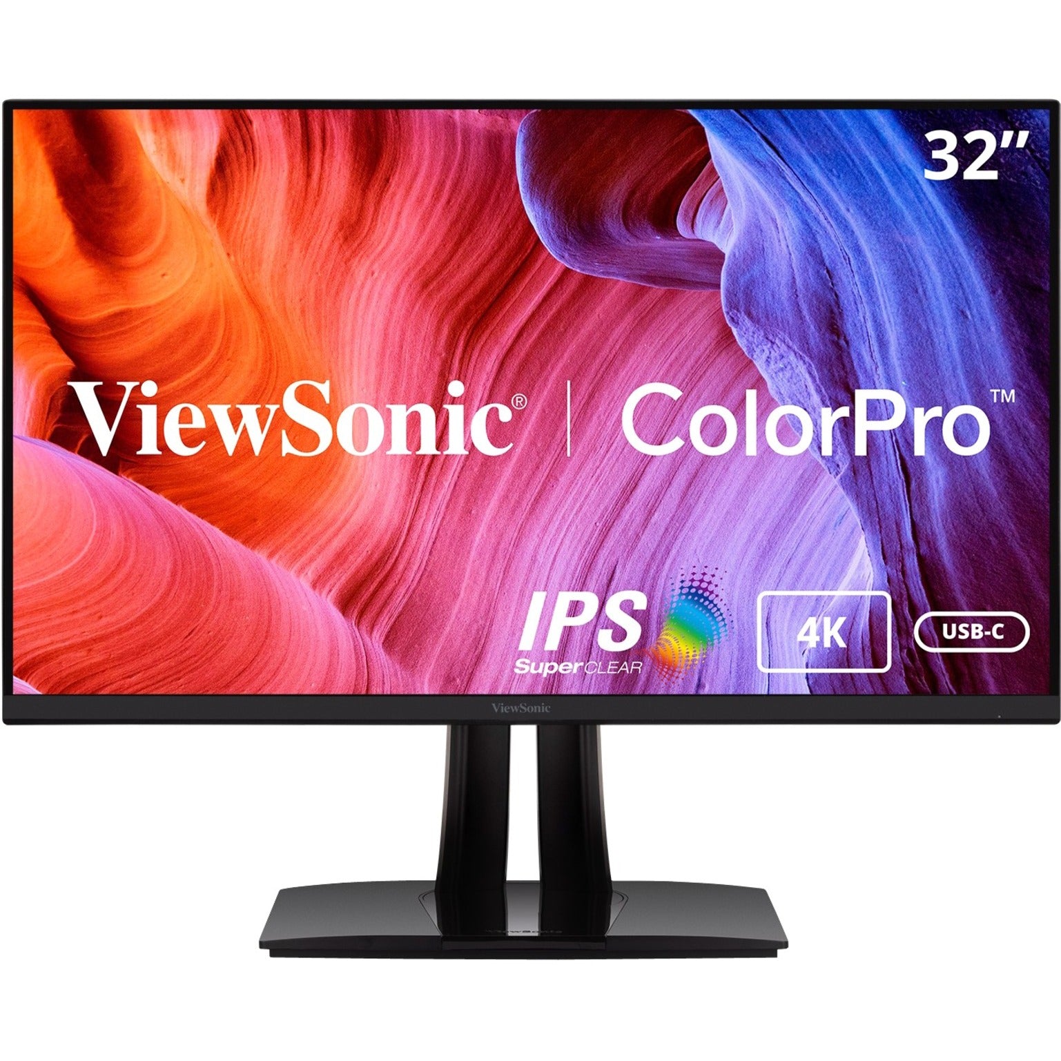 ViewSonic VP3256-4K ColorPro 32 4K UHD Professional Graphic Design Monitor with USB-C (90W) Pantone Validated