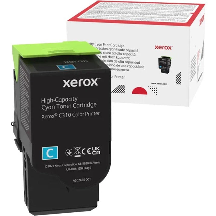 Xerox 006R04365 Toner Cartridge, High Yield Cyan - 5500 Pages
