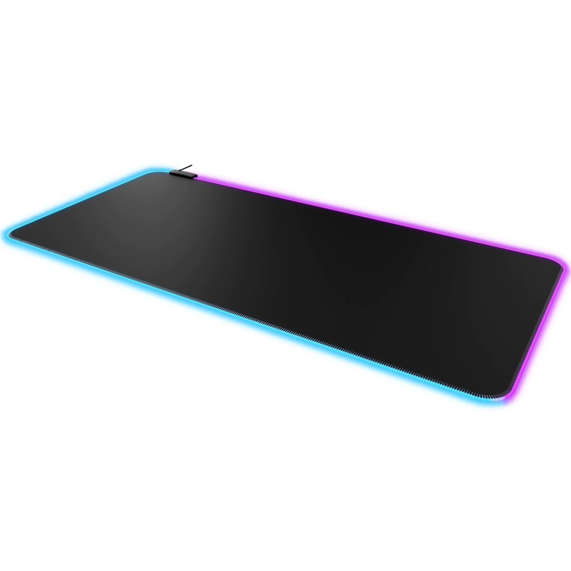 ハイパーエックス 4S7T2AA Pulsefire Mat RGB ゲーミング マウスパッド - XL、アンチスリップ、ブラック