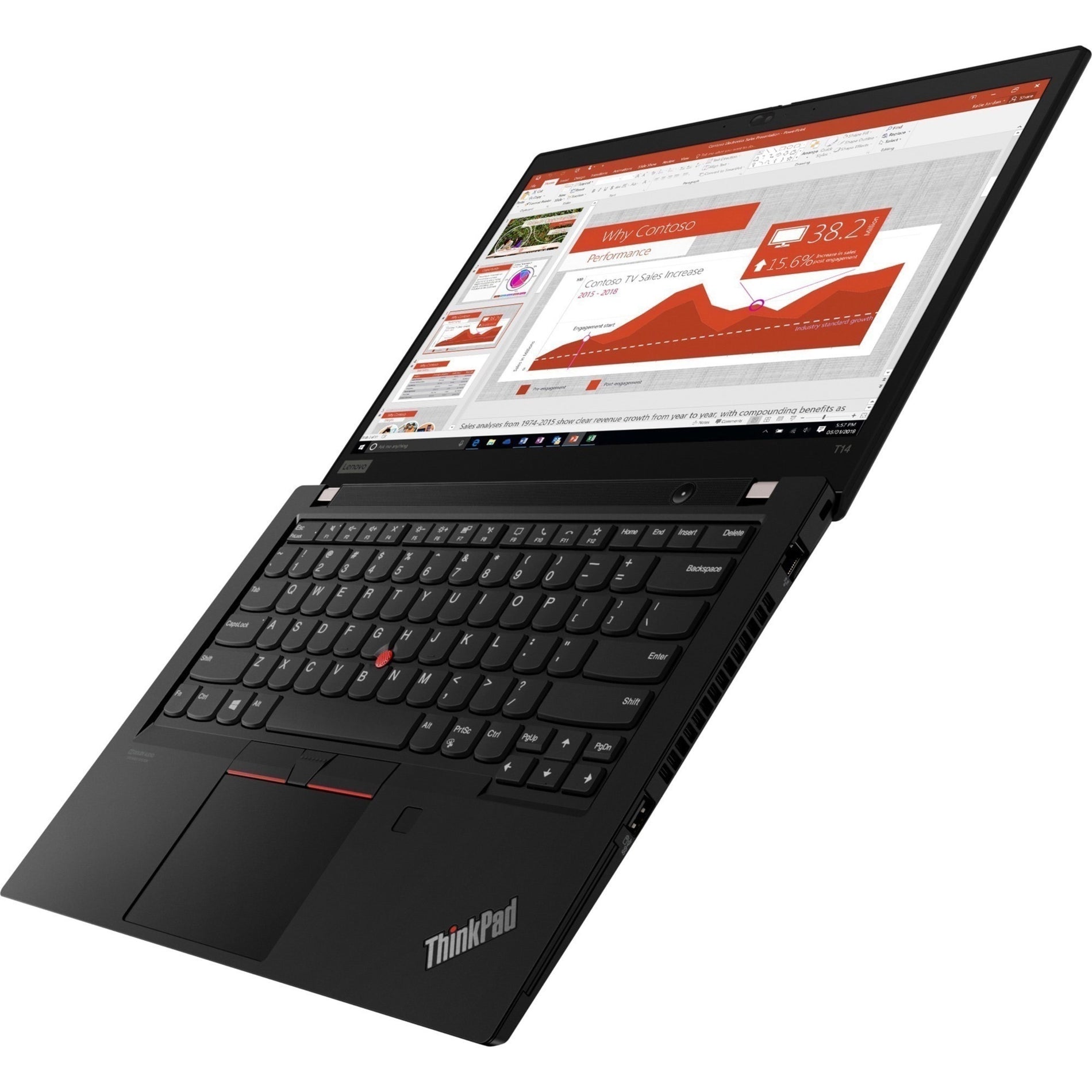 Lenovo 20W000T6US ThinkPad T14 Gen 2 14" Touchscreen Notebook, Intel Core i7, 16GB RAM, 512GB SSD, Windows 10 Pro