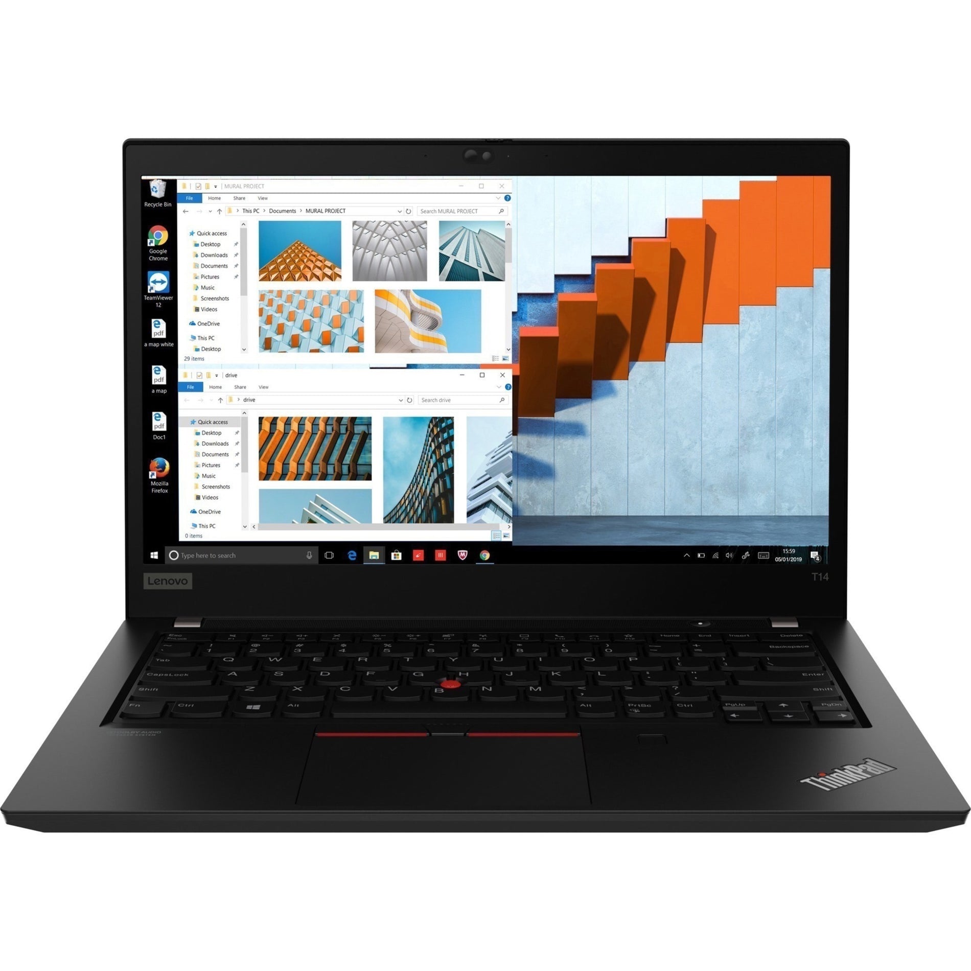 Lenovo 20W000T6US ThinkPad T14 Gen 2 14" Touchscreen Notebook, Intel Core i7, 16GB RAM, 512GB SSD, Windows 10 Pro