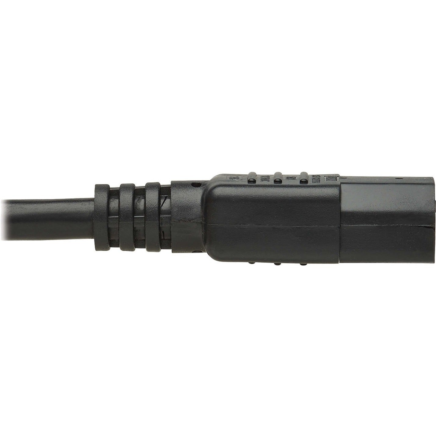 Tripp Lite P006AB-006-HG Safe-IT Standard Power Cord, 6 ft, 125V AC, 13A, Black