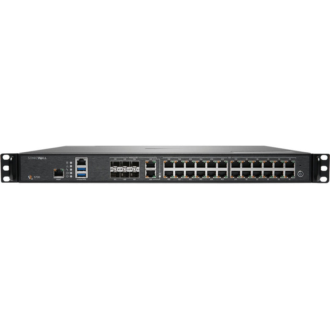 SonicWall 02-SSC-3921 NSa 5700 Network Security/Firewall Appliance, Intrusion Prevention, 10 Gigabit Ethernet