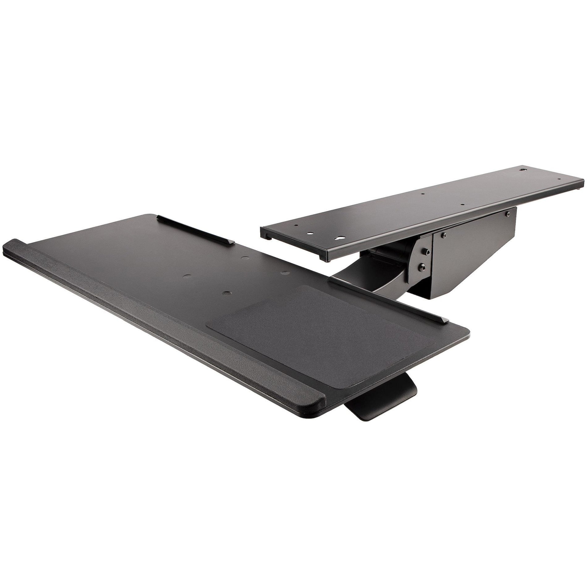 StarTech.com KBTRAYADJ2 Keyboard/Mouse Tray, Height Adjustable, Ergonomic, Integrated Mouse Pad, Cable Management