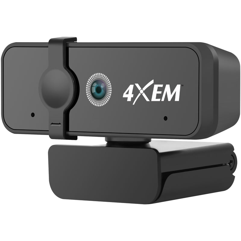 Front view of 4XEM 2K 1080P HD webcam showing lens and branding