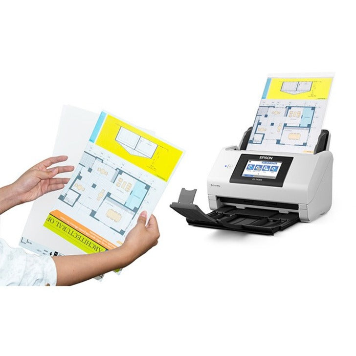 Demonstration of large format document scanning with the Epson DS-790WN-alternate-image4